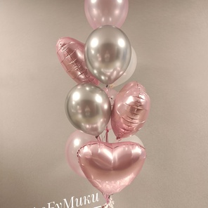 Розовый металлик